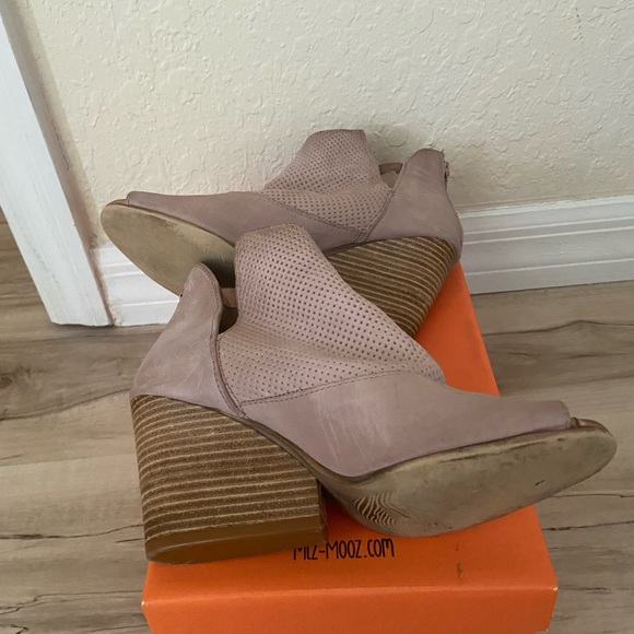 Miz Mooz Leather Wedge Sandals - Knox Pearl EU 37 - Picture 5 of 7